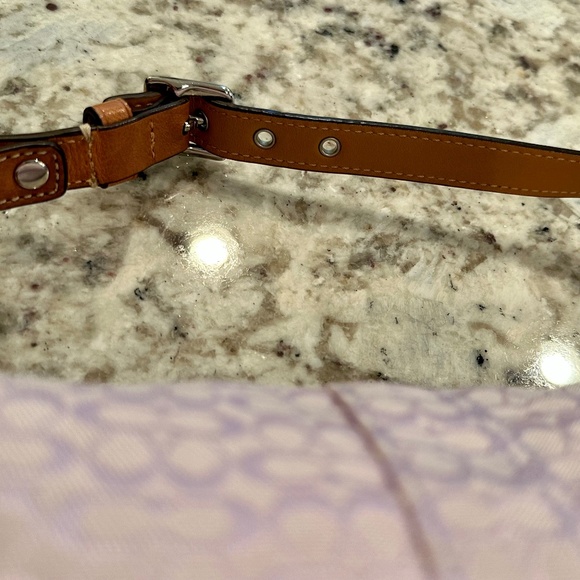 Vintage Never Used Coach Lavender Small Signature C Jacquard Satchel From 2000s - Picture 10 of 14